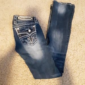 Rock Revival Bootcut Blue Jeans
